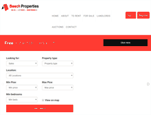 Tablet Screenshot of beechproperties.com